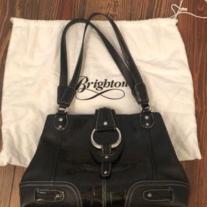 Brighton black leather purse